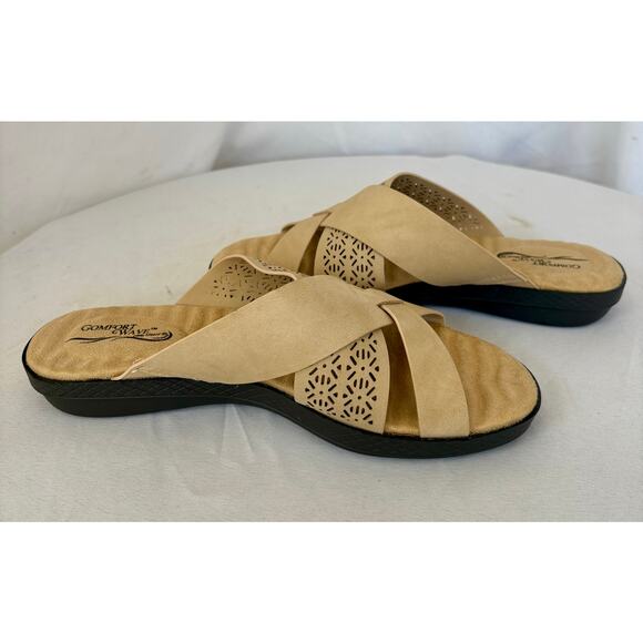 Easy Street Women's Coho Slide Sandals Sand Size 9N New with Tags and Box - Picture 5 of 6